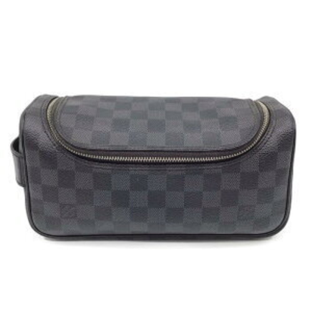 Louis Vuitton Toilette Pouch Damier Graphite Black